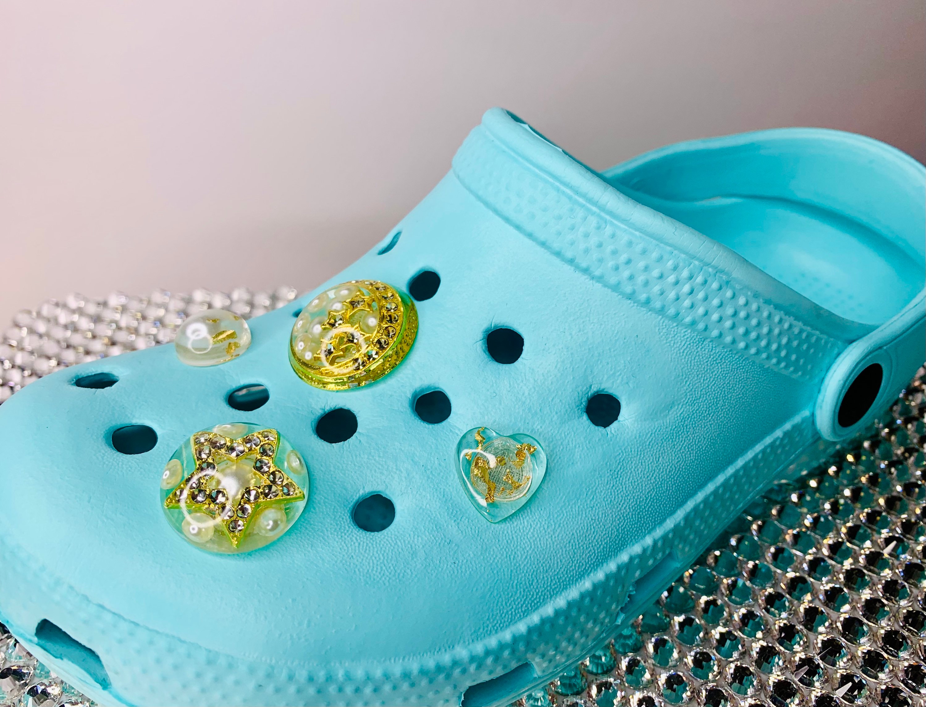 gold croc charms