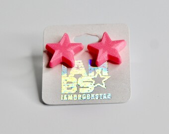 Star Studs (Small Star earrings with stud post)