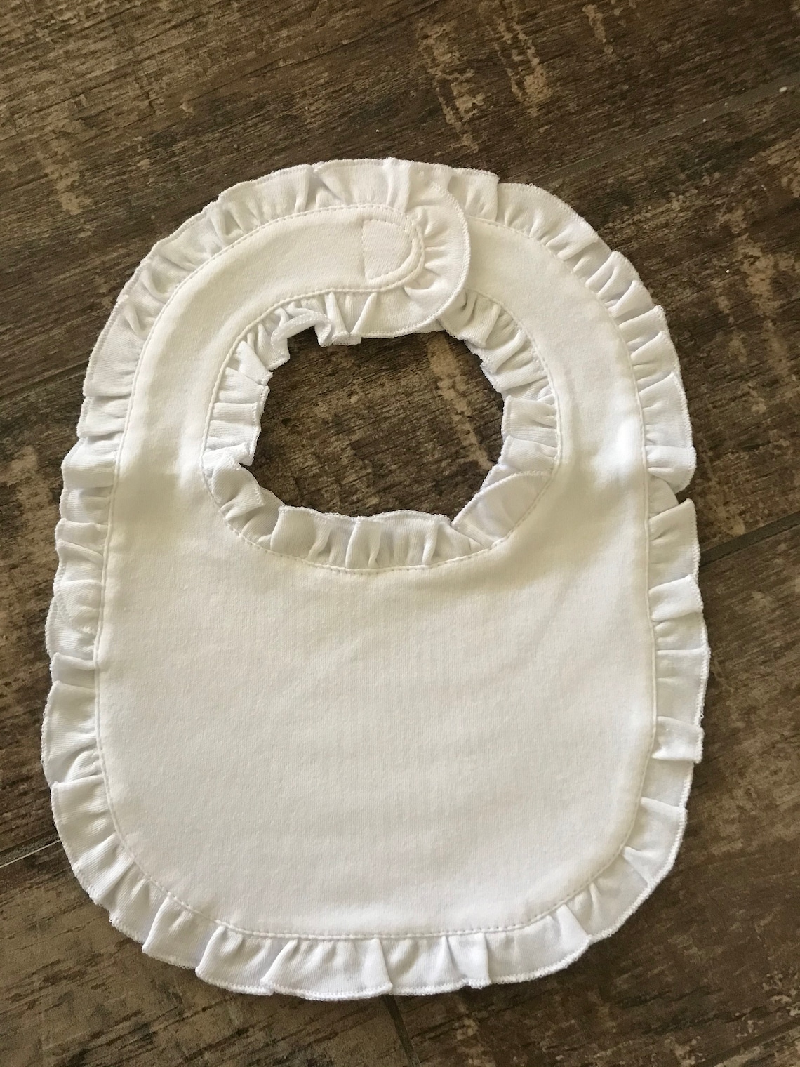 Ruffle Baby Bibs, Blank Bib, White Bib, White Cottton Bib Etsy