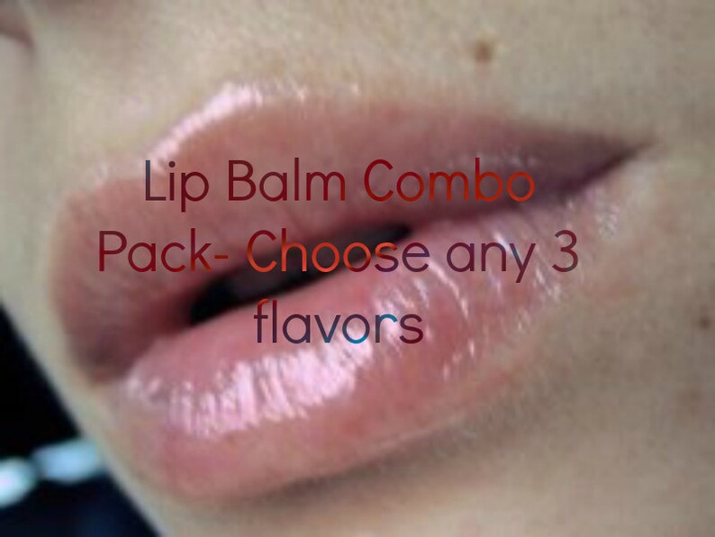 Lip Balm Flavor Pack, Choose Any Combination of 3 Flavors, All Natural