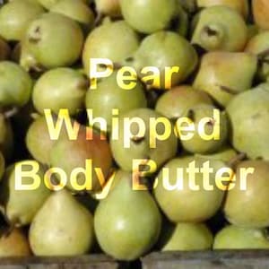 Pear Whipped Body Butter, All Natural, 4oz