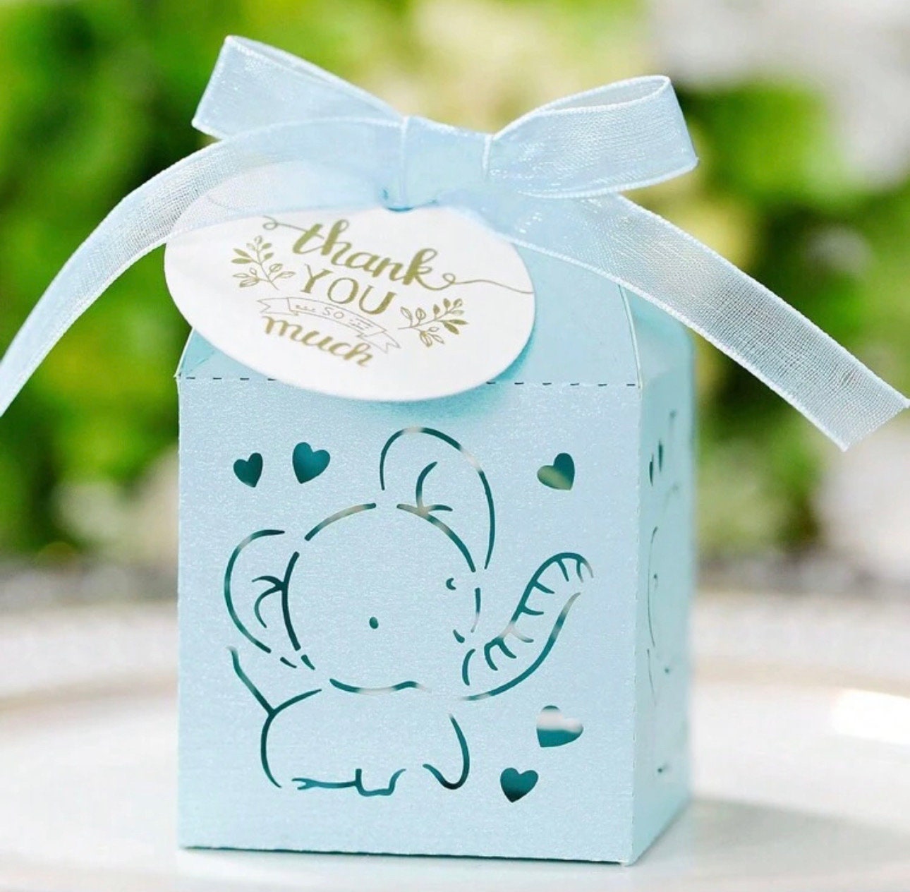 Baby Shower Candy Favor Box | Candy Favor Box | Thank You Favor Box ...