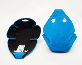 Kappen für Rollschuh aus Wildleder in Pool Blau