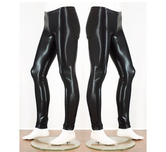 topshop faux leather leggings size 6