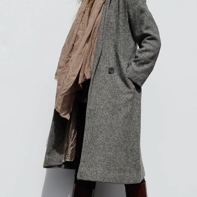 shawl collar peacoat