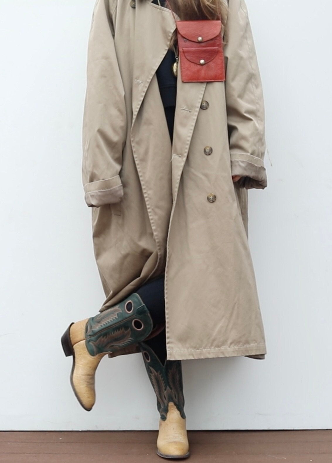 Trench long coat / FILL THE BILL