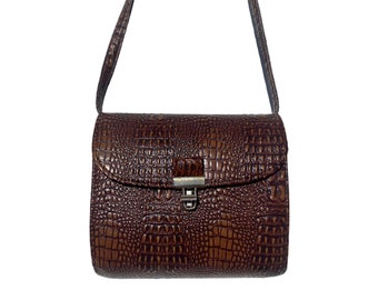 brahmin bags real crocodile
