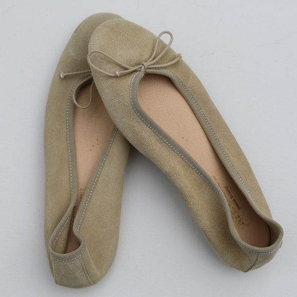 VERALi Ballerina Ballet Flats Nude Smooth