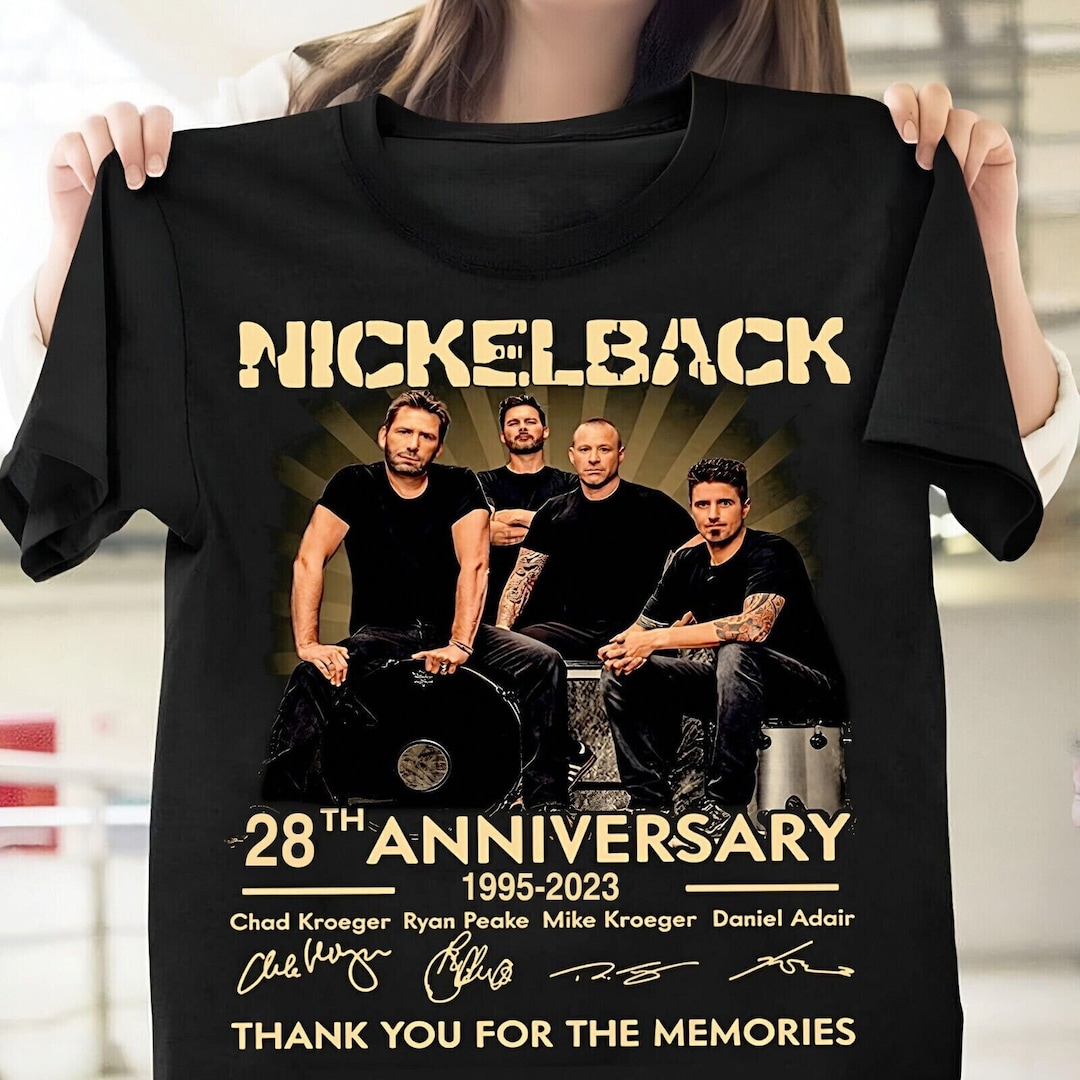 Nickelback Band Tshirt Nickelback Fan Shirt Nickelback Tour Etsy