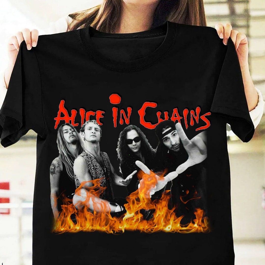 Alice in Chains Band Tee Alice in Chains Shirt Alice in Etsy