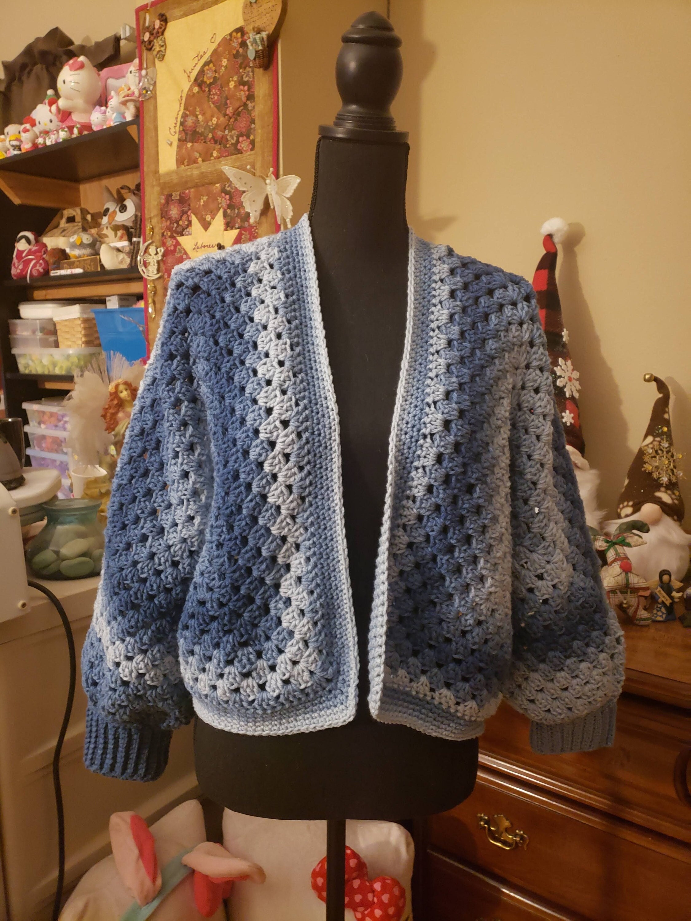Ombre Blue Sweater - Etsy