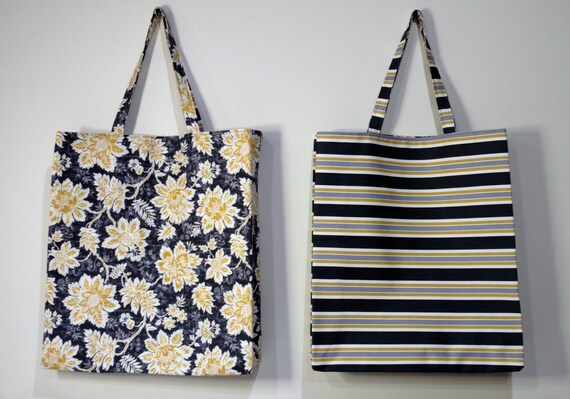 Floral Print Tote Bag Handmade Tote Bag Beach Bag Lined Tote Bag Reversible Tote Bag Large Tote Bag Fabric Tote Bag Canvas Bag