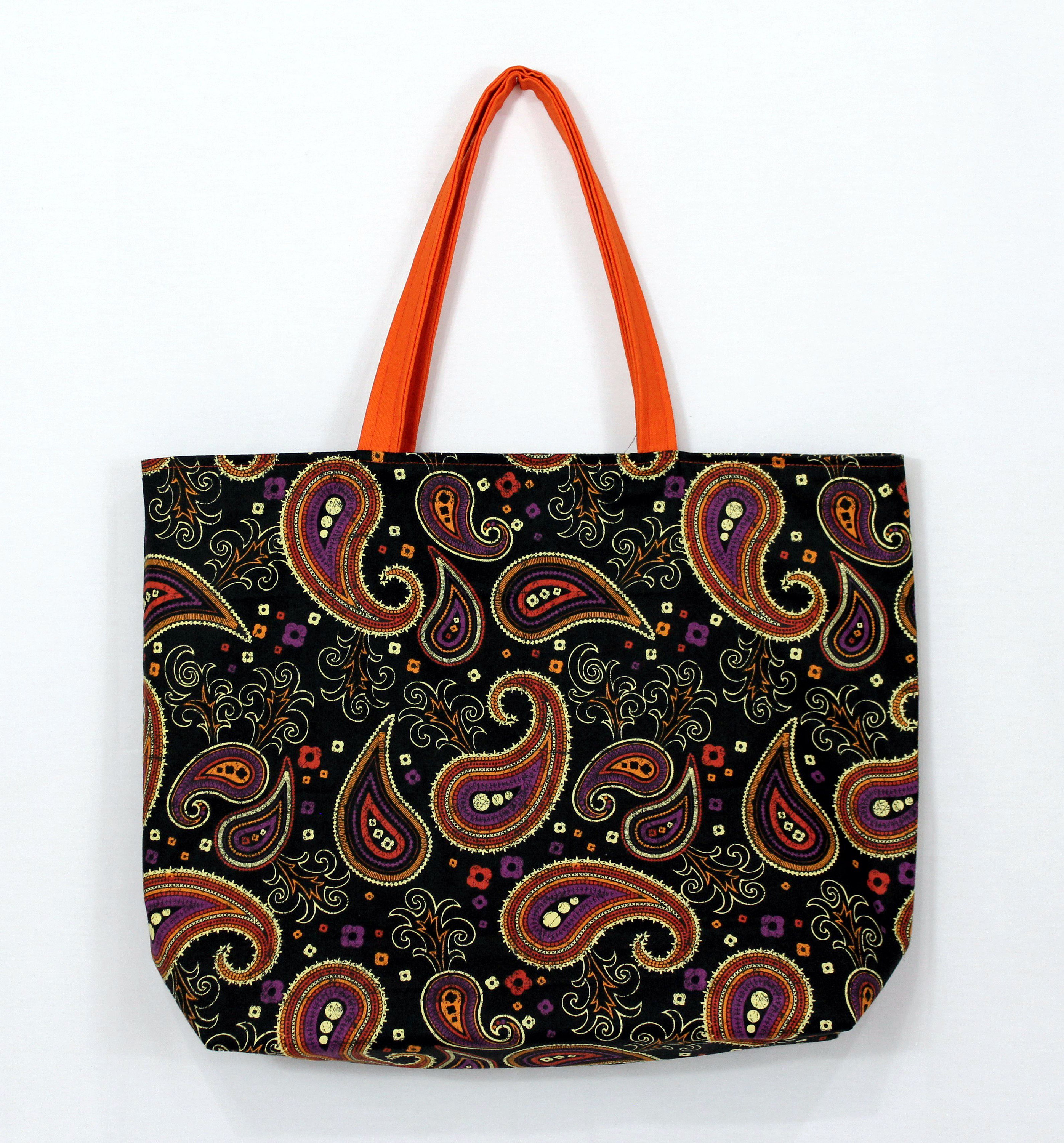 Handcrafted paisley fall colors back sack eng_pl_Boho-autumn-bag-with-  main image 4
