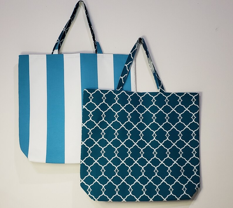 Floral Print Tote Bag Handmade Tote Bag Beach Bag Lined Tote Bag Reversible Tote Bag Large Tote Bag Fabric Tote Bag Canvas Bag