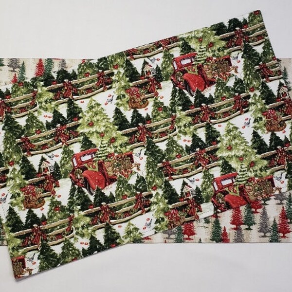 Christmas Placemats Etsy