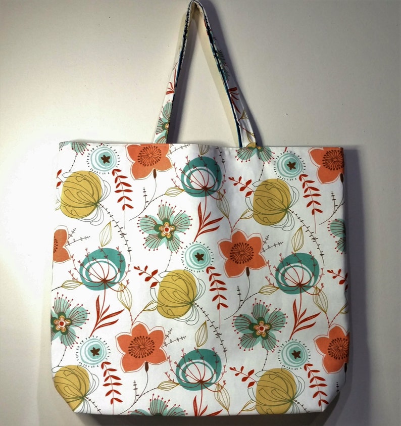 Métis Inspired Floral Tote Bag