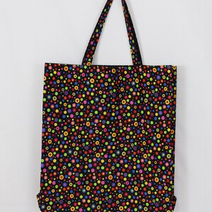 Colorful Tote Bag,  Reversible Tote Bag, Handmade Tote Bag, Lined Tote Bag, Beach Bag, Large Tote Bag, Fabric Tote Bag, Tote Bag