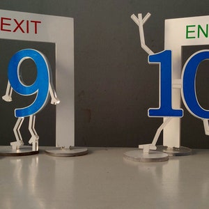 Numero originale di compleanno - numero personalizzato - "candela di compleanno" - numero anniversario - numero innovativo- numero originale
