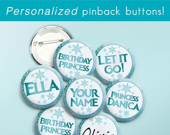 Birthday Party Pins, Frozen Party Favors, Frozen Birthday, Olaf Birthday, Birthday Pin,