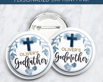 Baptism Pins, Christening Gifts, Godmother, The Godfather, Godparents, Gift