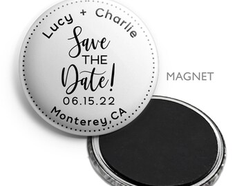 Save the Date Magnets, Wedding Announcement, Wedding Favor, Bridal Party, Wedding Party, Wedding Shower, We're Engaged