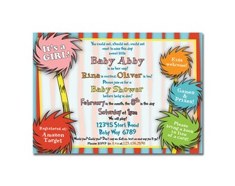 Baby Shower Invitation, It's a Boy, It's a Girl