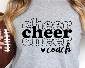 Cheer Coach SVG , Cheer Coach Shirt SVG, Cheerleader Svg, Cheer Season Svg , Cheer Life Svg , mom gift idea ,Svg, Dxf ,Eps ,Png , Silhouette