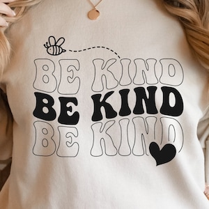 Be Kind SVG, Kindness Svg, Positive quote svg , Kind Quote Svg, Inspirational Svg, Motivational Svg, Dxf, Png, cut file, Machines Cameo Cricut