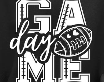 Game Day SVG: Football Season Design for Cricut, Silhouette (Digital Download)
