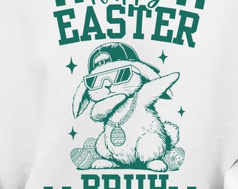 Happy Easter Bruh Svg, Bunny Easter Svg , Kids Easter Svg, Easter Squad Svg, Easter Ribbit Png , Egg Silhouette , Png Svg Cut Files , Cricut