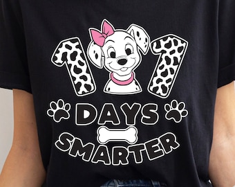 101 Tage Smarter SVG, 101 Schultage Dalmatiner Mädchen SVG, 101 Schultage Dalmatiner SVG, ich überlebte 100 Tage Clipart, SVG Für Cricut