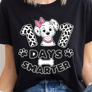 101 Days Smarter Svg, 101 Days of School Dalmatian Girl Svg, 101 Days of School Dalmatian SVG , I Survived 100 Days Clipart , Svg For Cricut