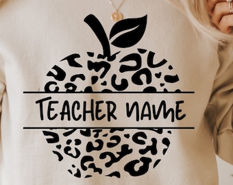 Maestro personalizado SVG, Nombre del maestro SVG, Nombre personalizado Svg para camisas, Regalos para el maestro Svg, Camisa del maestro Svg, Archivos svg para Cricut
