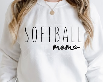 Softball Mom SVG, Softball Mom Shirt SVG, Softball SVG, Softball Vibes Svg, Sports mom Svg, Sports Svg, Png, Silhouette , Digital Download