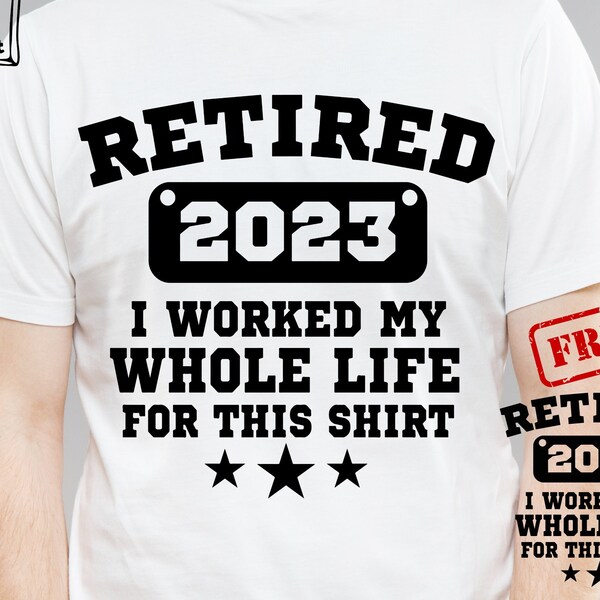 Retired Svg - Etsy