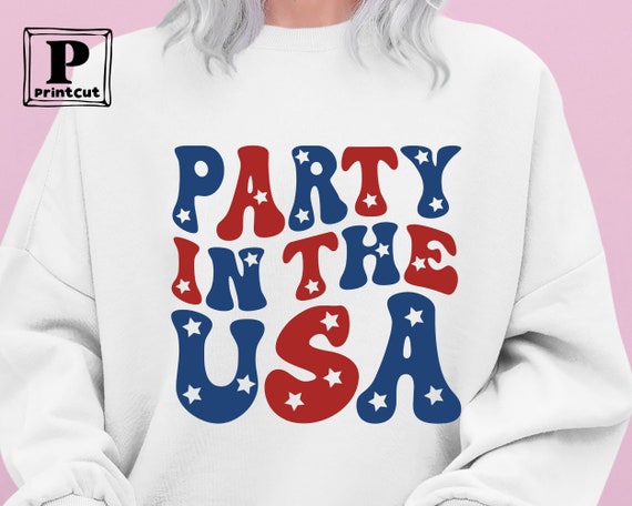 Party in the USA svg, Patriotic svg, Independence Day svg , America shirt svg , Fourth of July svg , USA celebrations svg , Digital Download
