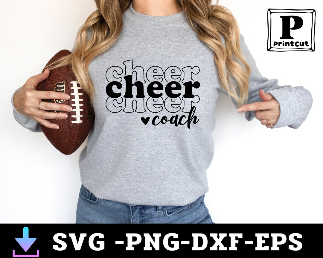 Cheer Coach SVG , Cheer Coach Shirt SVG, Cheerleader Svg, Cheer Season