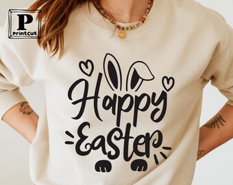 Happy Easter Svg, Bunny Easter Svg , Kids Easter Svg, Easter Squad Svg, Easter Bunny svg, Easter Kids svg, Easter Silhouette , Png Cut files