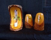 Wood S P Shakers with Wood 3 Minute Timer souvenir from The Grand Canyon