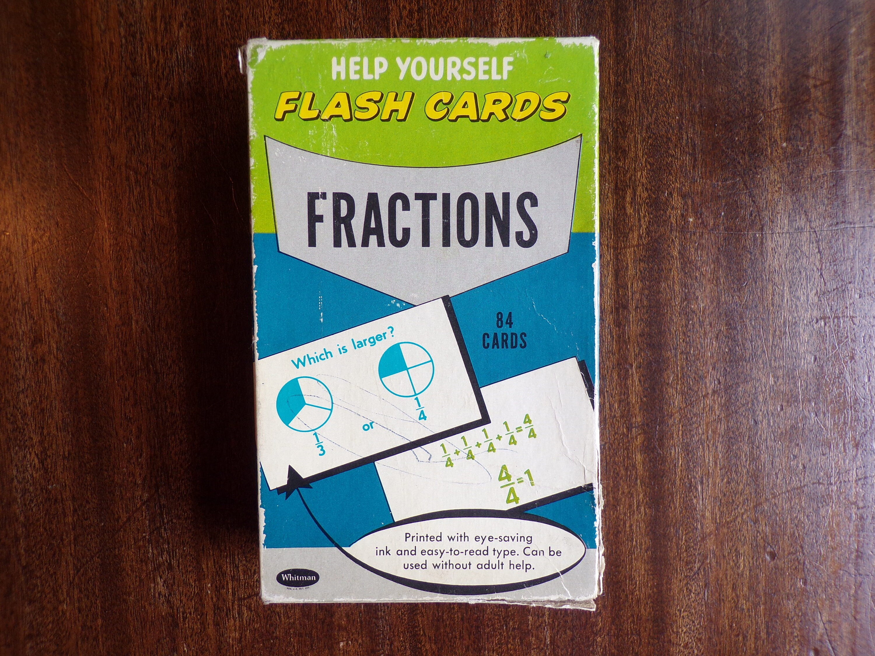 Fraction Flash Cards - Etsy