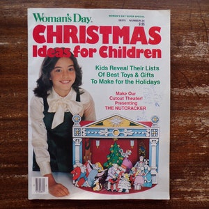 Woman&#39;s Day Christmas Ideas for Children ~ 1981 Super Special Magazine Edition