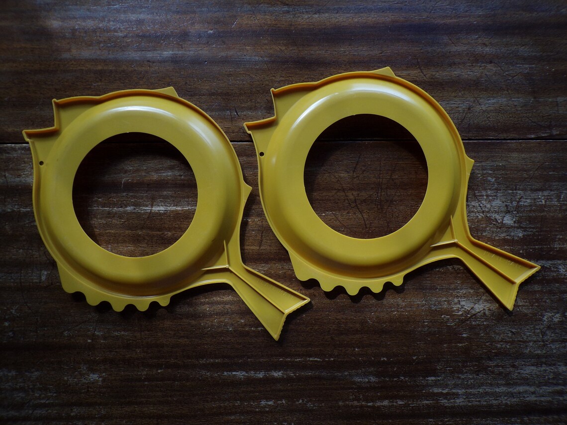 Plate Mate Fish Plate Holders Pair in Gold Etsy