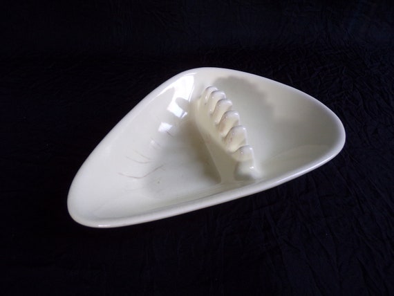 Anholt Ceramic Boomerang Ashtray - Etsy