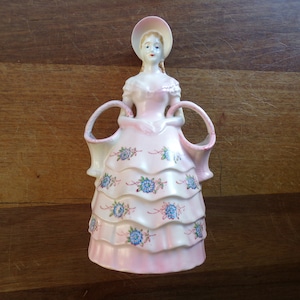 Ceramic Woman Double Vase or Double Planter