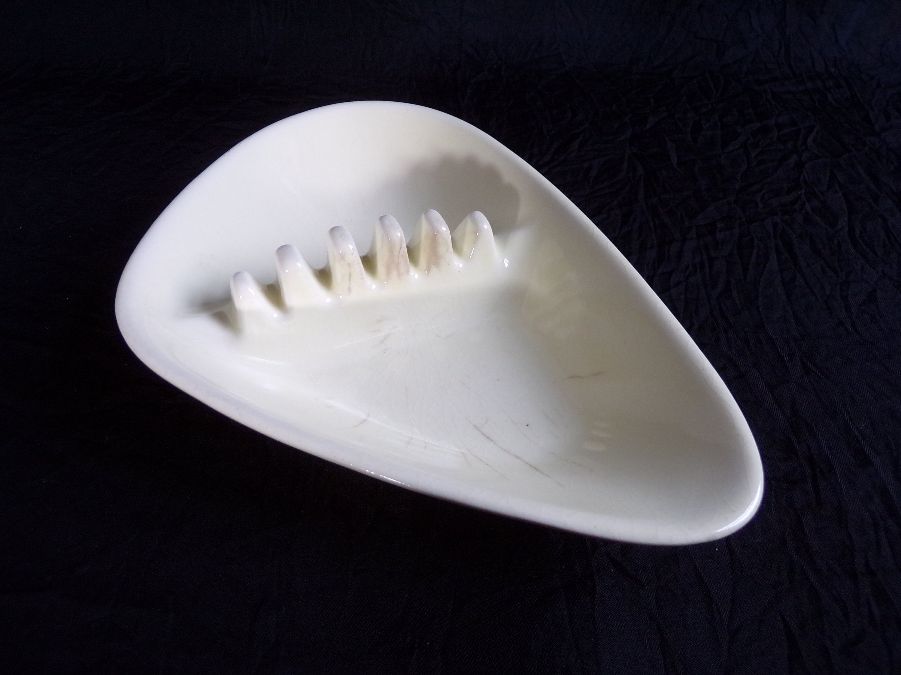 Anholt Ceramic Boomerang Ashtray - Etsy