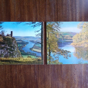 Two Souvenir Hot Pads from Perth, Scotland