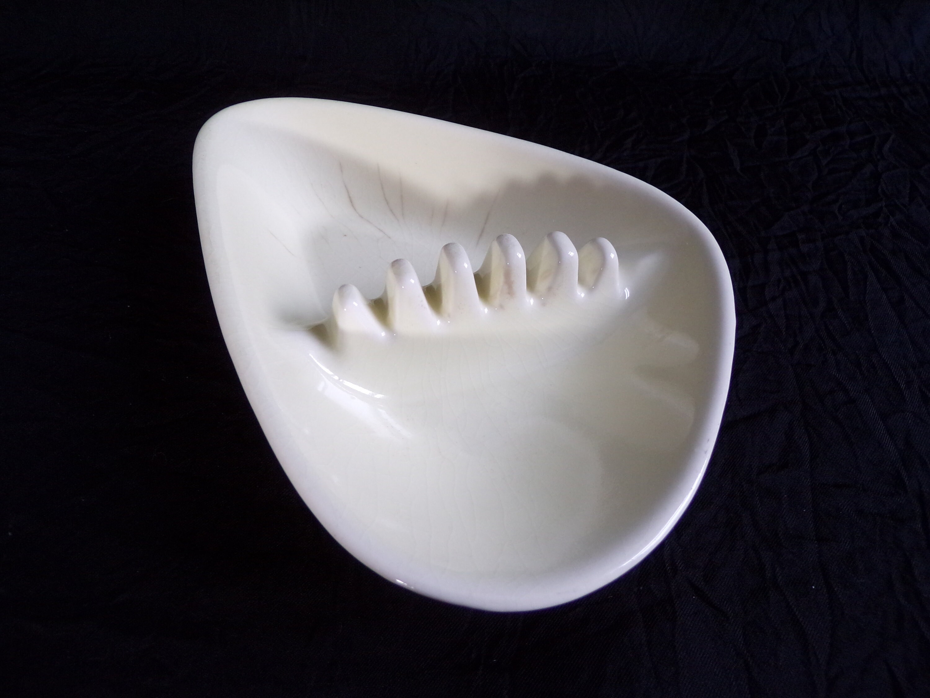 Anholt Ceramic Boomerang Ashtray Etsy
