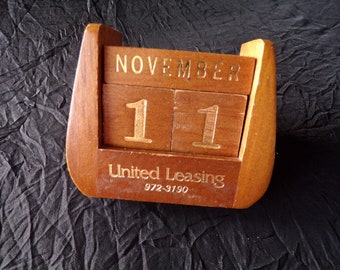 Vintage 1960s German Perpetual Calendar, Volksbank Advertising - Etsy