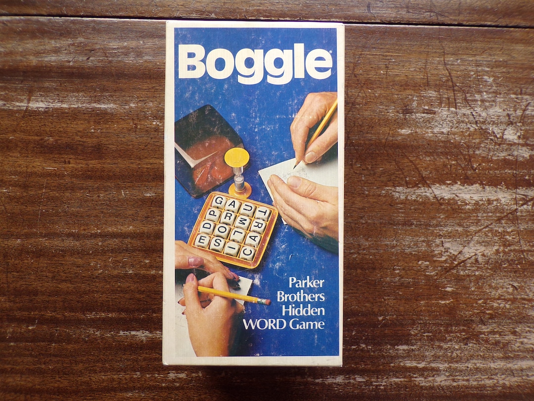 Boggle ~ Hidden Word Game by Parker Brothers ~ 1976 - Etsy