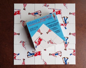 Where's Waldo Matching Puzzle Game ~ 1991